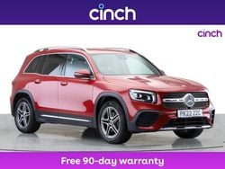 Red Used 2022 Mercedes GLB200 AMG line SUV | £23,499 (Fair price)