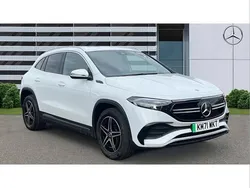 White Used 2021 Mercedes EQA350 AMG line SUV | £24,404 (Fair price)