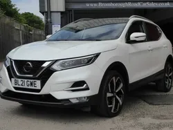 Storm white Used 2021 Nissan Qashqai N-Motion SUV | £17,295 (Fair price)