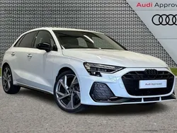 White Used 2024 Audi A3 Black Edition Hatchback | £31,495 (Expensive)