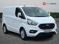 White Used 2023 Ford Transit Custom Limited Van | £17,850 (Fair price)