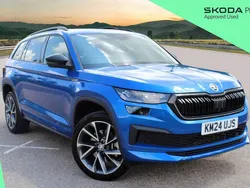 Blue Used 2024 Skoda Kodiaq SportLine SUV | £36,900 (A bit pricey)