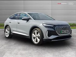 Grey Used 2023 Audi Q4 Sportback e-tron S-Line SUV | £31,490 (Super price)