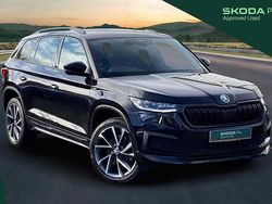 Black magic pearl effect Used 2022 Skoda Kodiaq SportLine SUV | £28,269 (Fair price)