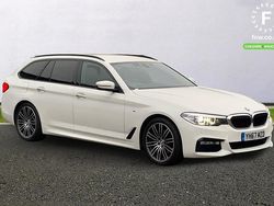 White Used 2017 BMW 520 M Sport Estate | £18,499 (Fair price)