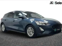 Blue Used 2019 Ford Focus Titanium Hatchback | £10,300 (Good price)