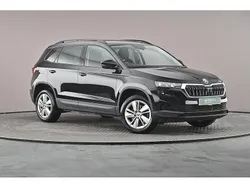 Black magic pearl effect Used 2024 Skoda Karoq SE L SUV | £22,389 (Fair price)