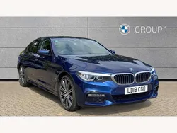 Blue Used 2018 BMW 530e M Sport Sedan | £22,295 (Expensive)
