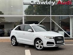 White Used 2017 Audi Q3 S-Line SUV | £16,350 (A bit pricey)