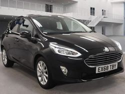 Black Used 2018 Ford Fiesta Titanium Hatchback | £6,390 (Fair price)