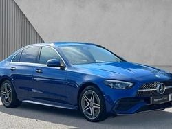 Blue Used 2022 Mercedes C300e AMG line Sedan | £28,480 (Super price)