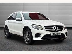 White Used 2017 Mercedes GLC220 AMG line SUV | £18,495 (Good price)