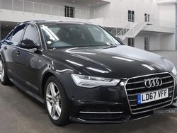 Black Used 2017 Audi A6 S-Line Sedan | £13,650 (Fair price)