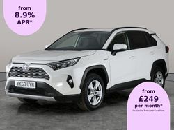 White Used 2019 Toyota RAV4 Hybrid SUV | £17,156 (Super price)