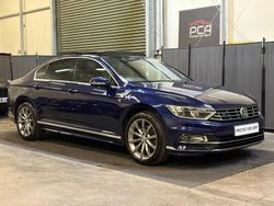 Blue Used 2017 VW Passat R-line Sedan | £13,790 (A bit pricey)