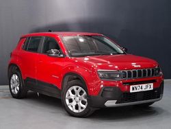 Red Used 2024 Jeep Avenger Altitude SUV | £18,298 (A bit pricey)