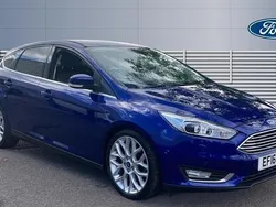 Blue Used 2016 Ford Focus Titanium X Hatchback | £7,814 (Good price)