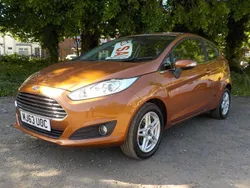 Yellow Used 2013 Ford Fiesta Zetec Hatchback | £4,150 (Fair price)