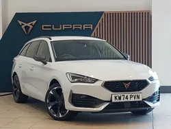White New 2024 Cupra Leon Estate | £24,498 (Good price)