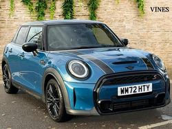 Blue Used 2022 Mini Cooper S Exclusive Hatchback | £22,173 (Fair price)