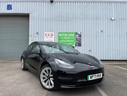 Black Used 2021 Tesla Model 3 Long Range AWD Sedan | £17,995 (Expensive)