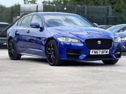 Blue Used 2017 Jaguar XF R-Sport Sedan | £9,498 (Good price)