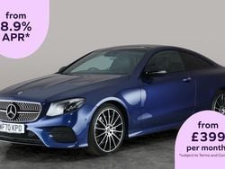 Blue Used 2019 Mercedes E350 AMG Line Premium Plus Coupe | £26,876 (Good price)