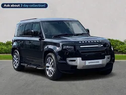 Black Used 2024 Land Rover Defender SUV | £70,816 (Expensive)