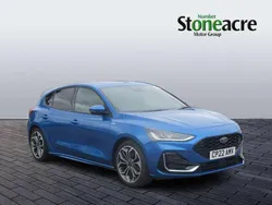 Blue Used 2022 Ford Focus ST-Line Hatchback | £17,990 (Expensive)