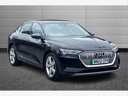 Black Used 2022 Audi e-tron Sportback Advanced SUV | £22,650