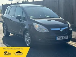 Black Used 2011 Vauxhall Meriva MPV | £2,395 (Fair price)