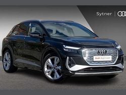 Black Used 2022 Audi Q4 e-tron S-Line SUV | £28,500 (Good price)
