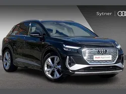 Black Used 2022 Audi Q4 e-tron S-Line SUV | £28,500 (Good price)