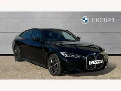 Black sapphire metallic paint Used 2022 BMW 420 M Sport Coupe | £31,995 (Fair price)