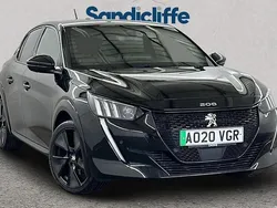 Black Used 2020 Peugeot e-208 GT-line Hatchback | £10,350 (Fair price)