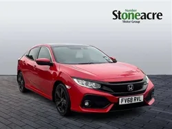 Red Used 2019 Honda Civic EX Hatchback | £11,900 (Fair price)