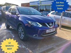 Blue Used 2014 Nissan Qashqai Tekna SUV | £6,295 (Fair price)