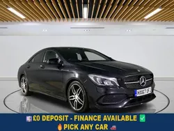 Black Used 2017 Mercedes CLA200 AMG line Sedan | £13,499 (Fair price)
