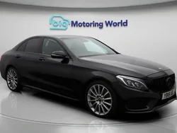 Black Used 2018 Mercedes C250 AMG line Sedan | £19,000 (Fair price)