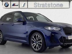 Blue Used 2024 BMW X3 M Sport SUV | £40,450 (Fair price)