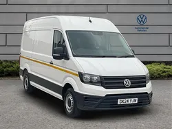 Candy white Used 2024 VW Crafter Trendline Van | £28,985 (Fair price)
