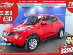 Red Used 2015 Nissan Juke Acenta SUV | £5,999 (A bit pricey)