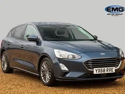 Blue Used 2018 Ford Focus Titanium X Hatchback | £8,295 (Fair price)