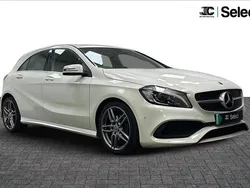 White Used 2017 Mercedes A200 AMG Line Premium Hatchback | £14,100 (Fair price)