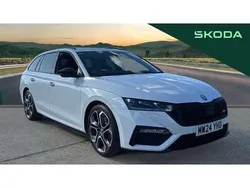 White Used 2024 Skoda Octavia vRS Estate | £31,859 (Expensive)