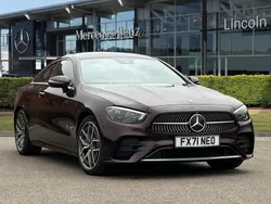 Red Used 2021 Mercedes E300 AMG Line Premium Coupe | £31,499 (Good price)