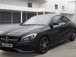 Black Used 2017 Mercedes CLA220 AMG line Sedan | £13,450 (Fair price)