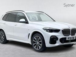 White Used 2021 BMW X5 M Sport SUV | £42,000 (Fair price)