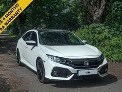 White Used 2017 Honda Civic EX Hatchback | £11,695 (A bit pricey)