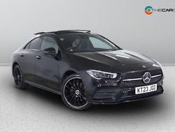 Black Used 2023 Mercedes CLA250e AMG Line Premium Plus Sedan | £26,475 (Fair price)